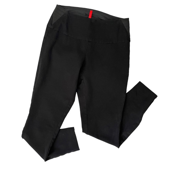 Spanx Black Ready to Wow Ankle Zip Twill Leggings Small - Picture 1 of 5